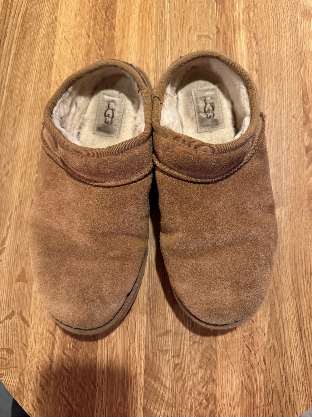 UGG Chestnut Suede Slip-On Clog